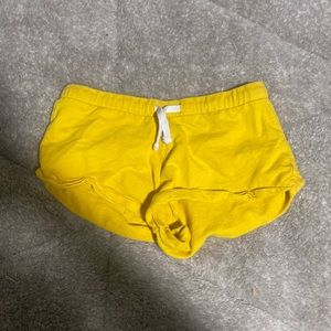 Yellow Short Shorts